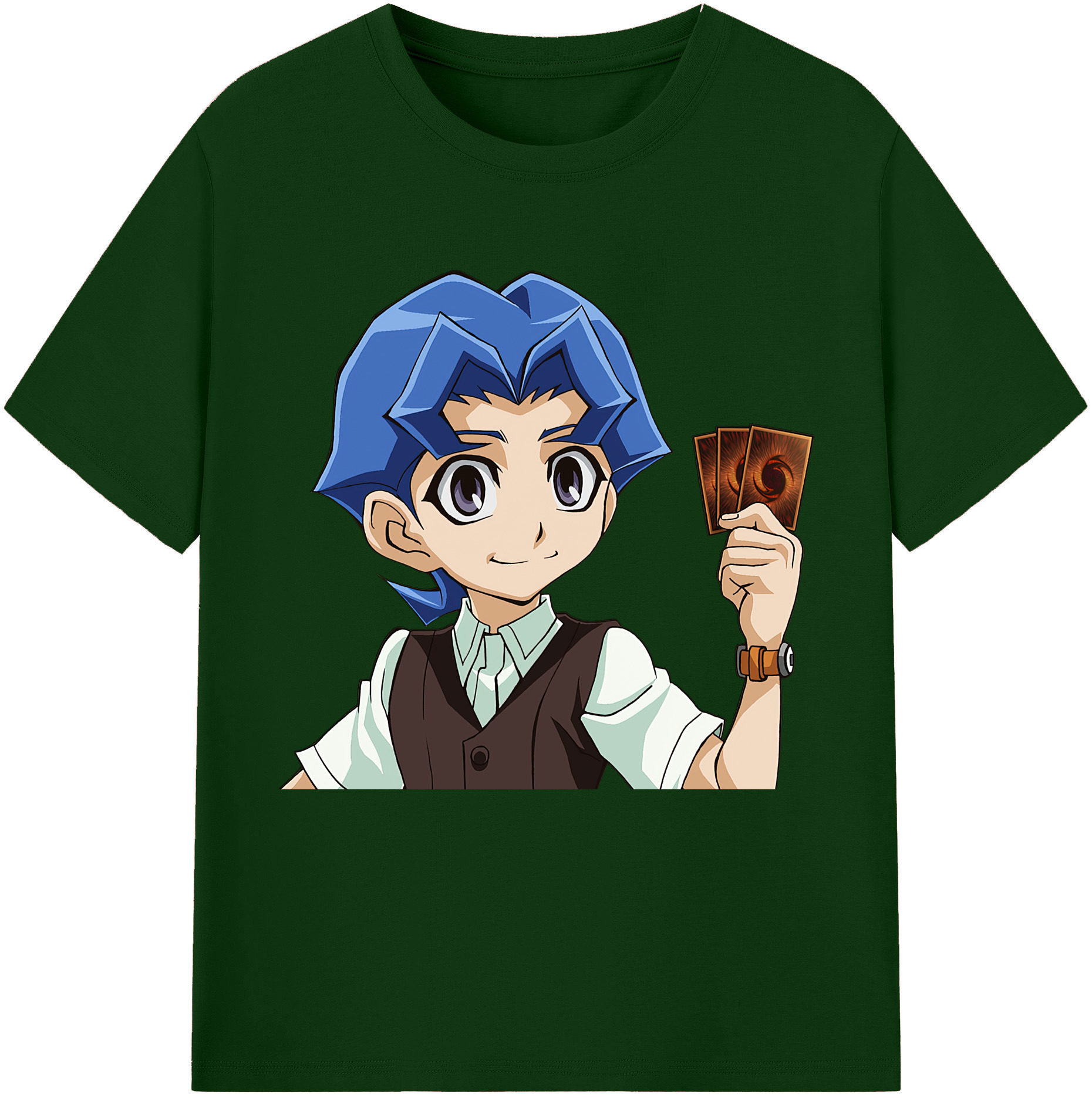 （画像用） 遊☆戯☆王 Yu-Gi-Oh! 綿100％半袖Tシャツ（フロントプリント）